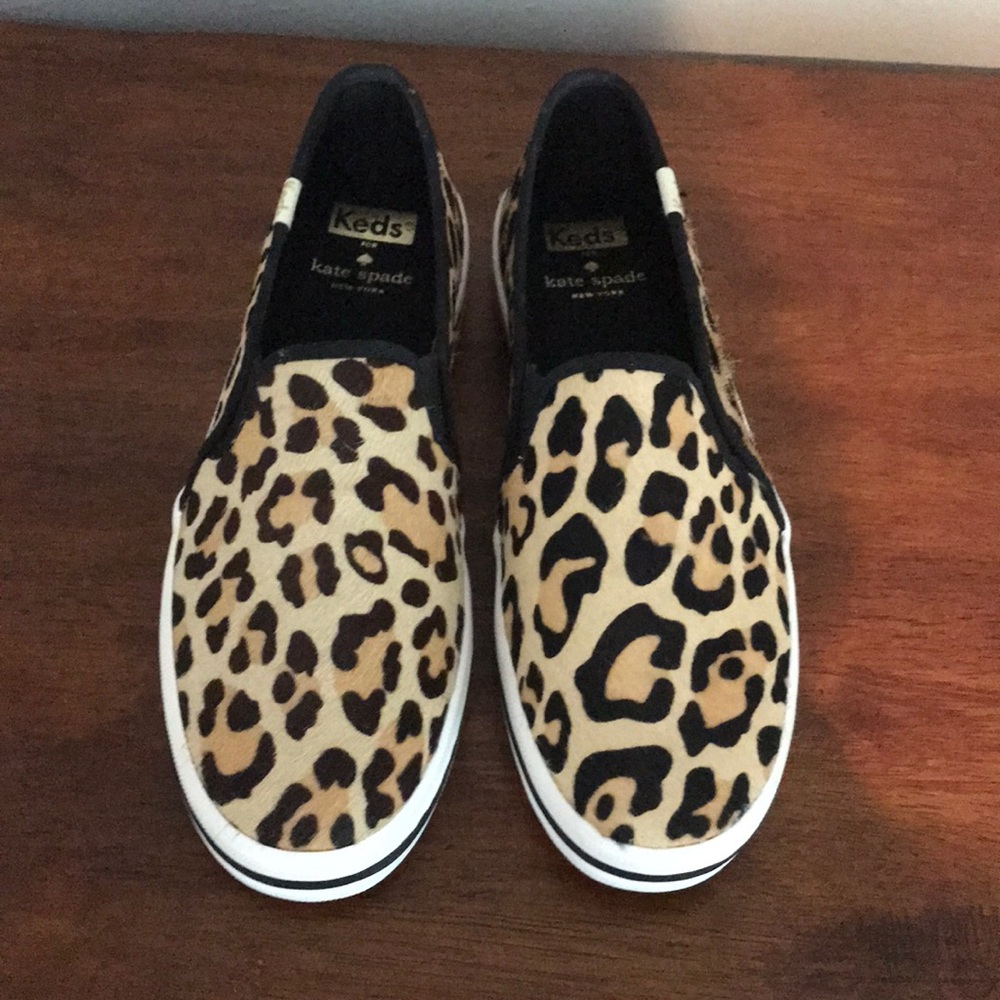 Keds Kate Spade Leopard print shoes